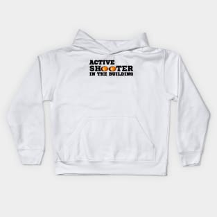 active shooter basketball Kids Hoodie